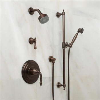Oil Rubbed Bronze Shower Tub Combo